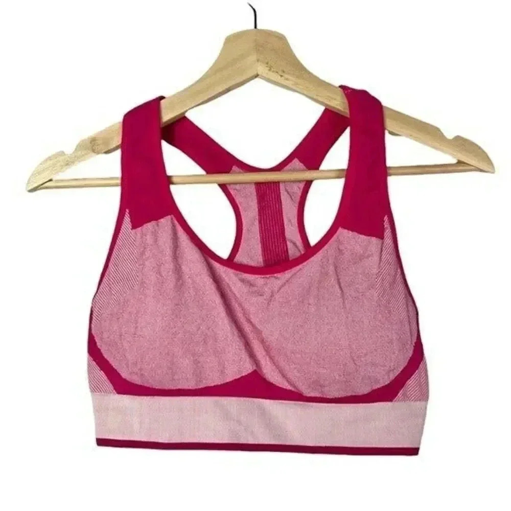 Boutique Pink Seamless Padded Sports Bra S